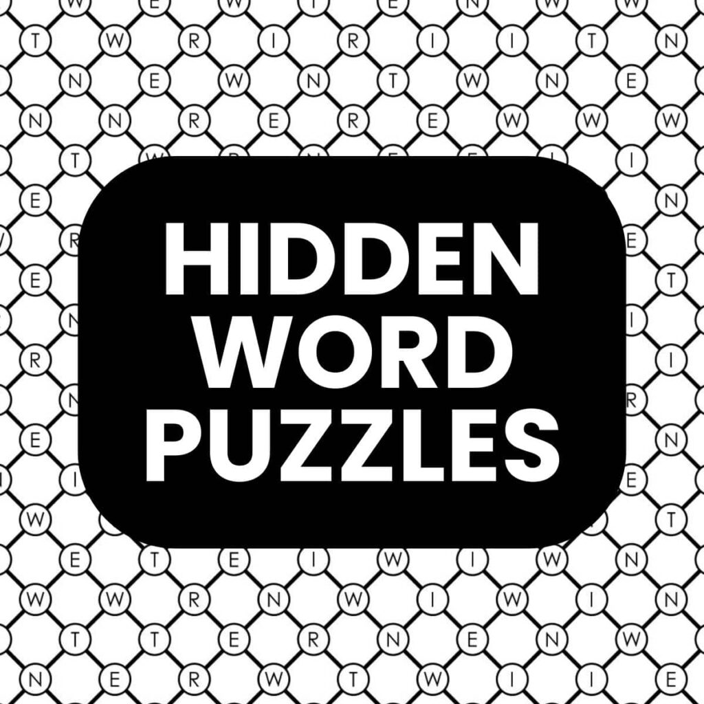 Hidden Word Puzzles