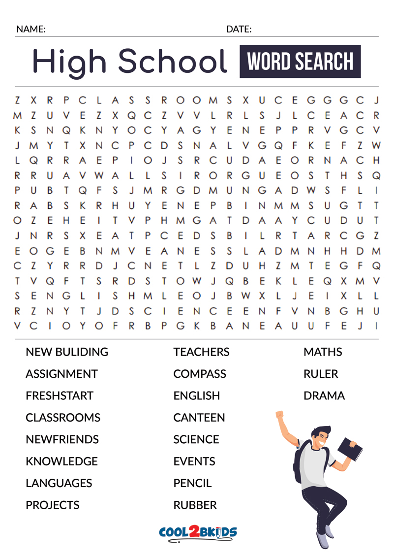 High School Word Search