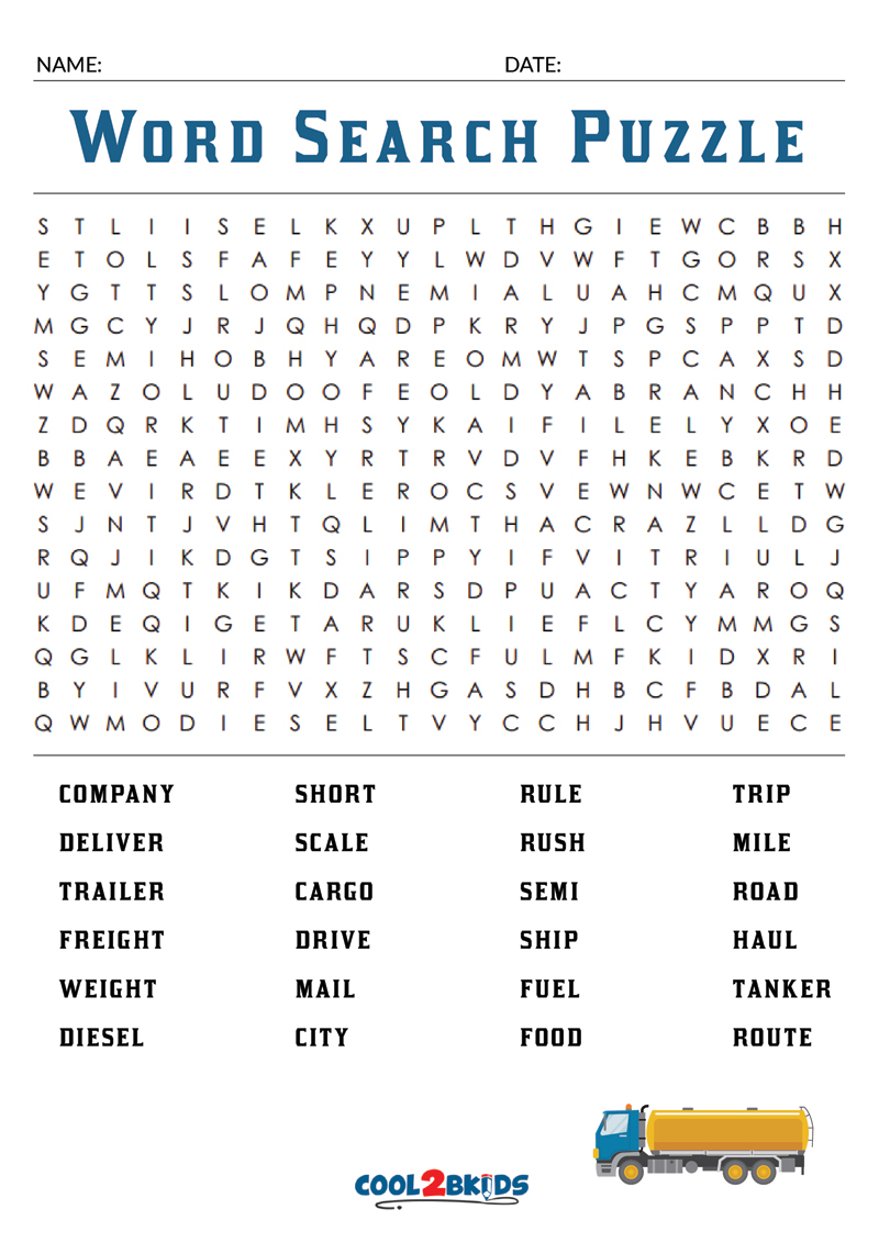 Large Print Word Search Large Print Word Search
