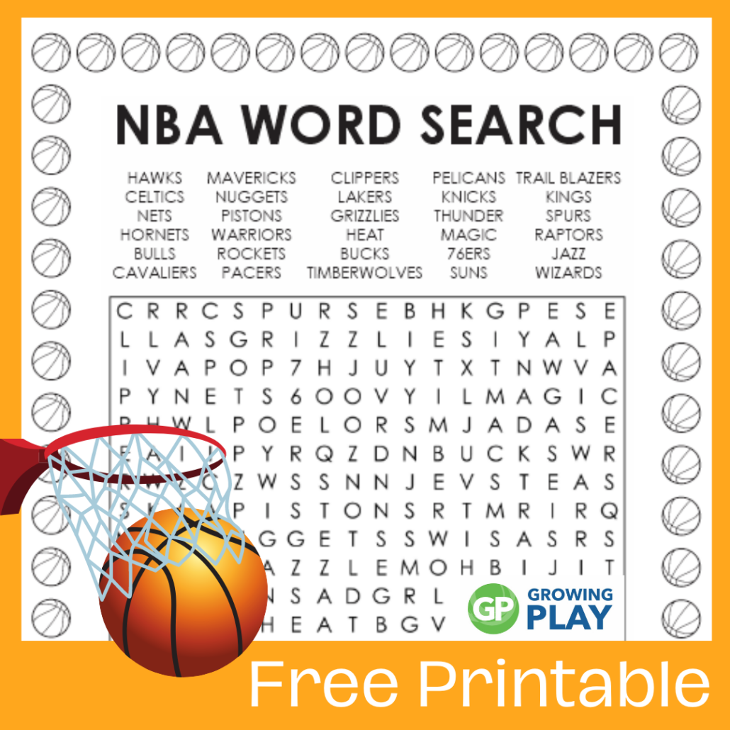 Nba Word Search Nba Word Search