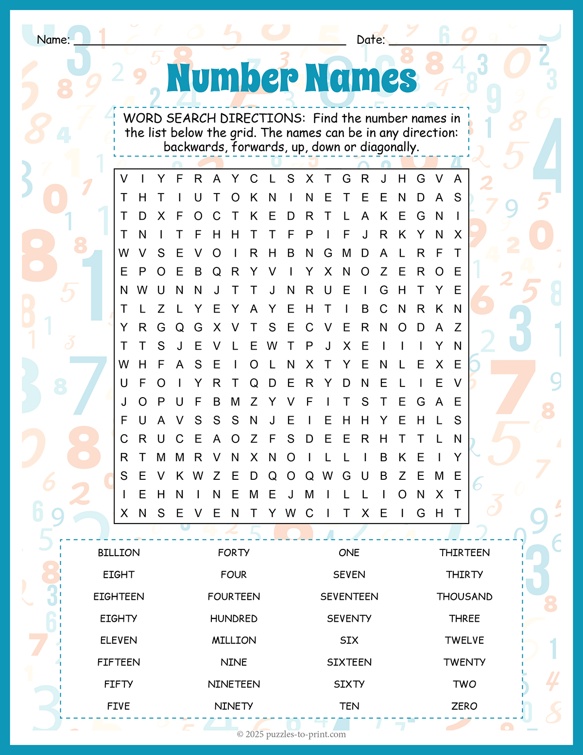 Number Word Search shtml Number Word Search shtml