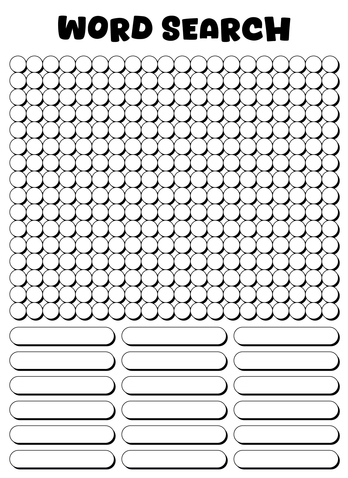Post Blank Word Search Puzzles Printable 301998 Post Blank Word Search Puzzles Printable 301998