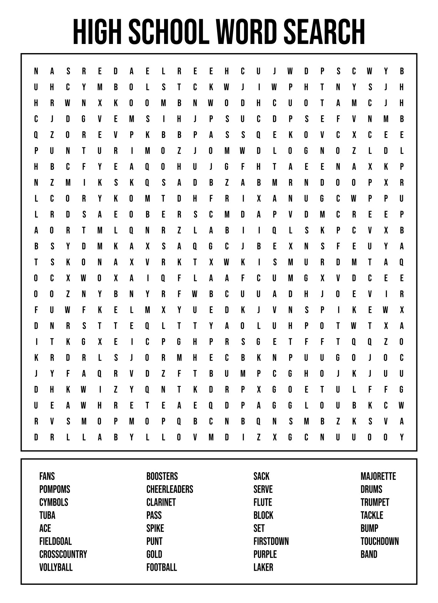 Post School Word Search Puzzles Printable 298720