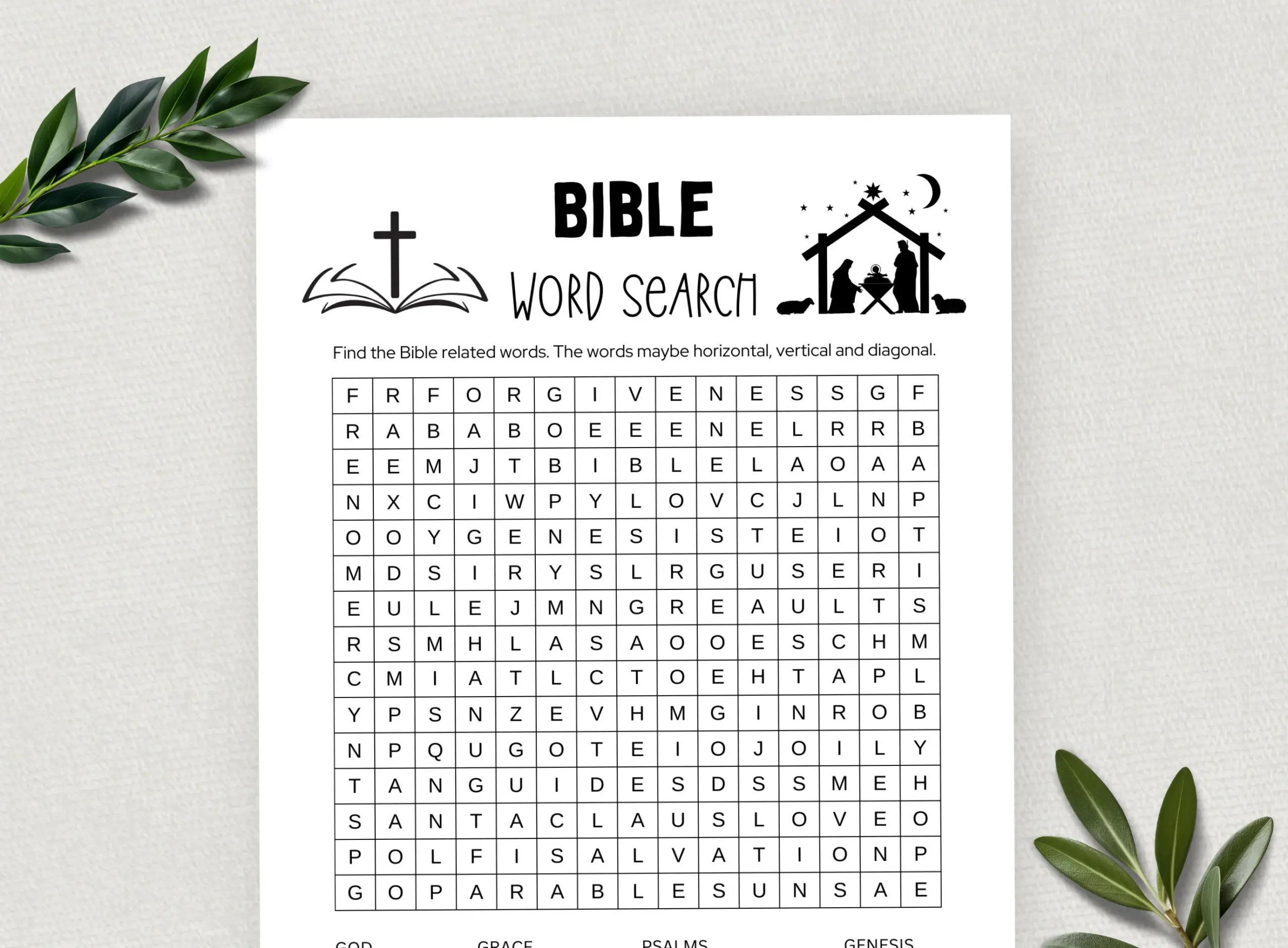 find words in the bible