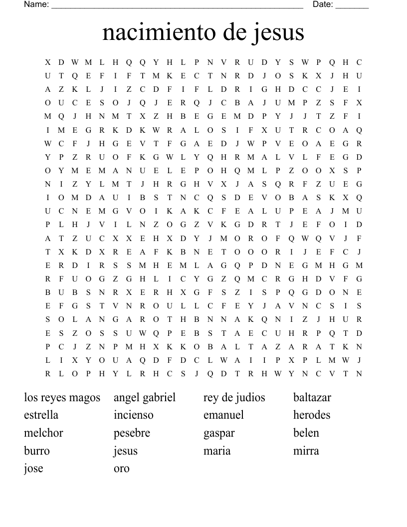 free spanish christmas word search free spanish christmas word search