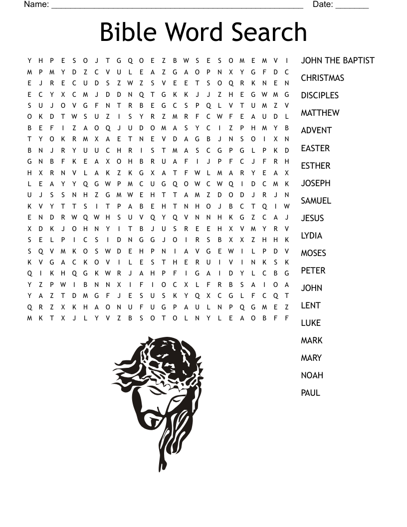 bible story word searches printable