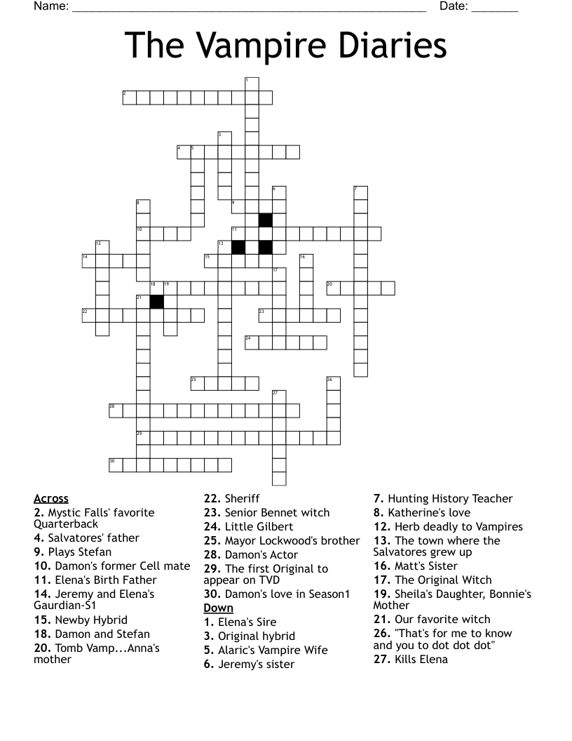 vampire diaries word search printable vampire diaries word search printable