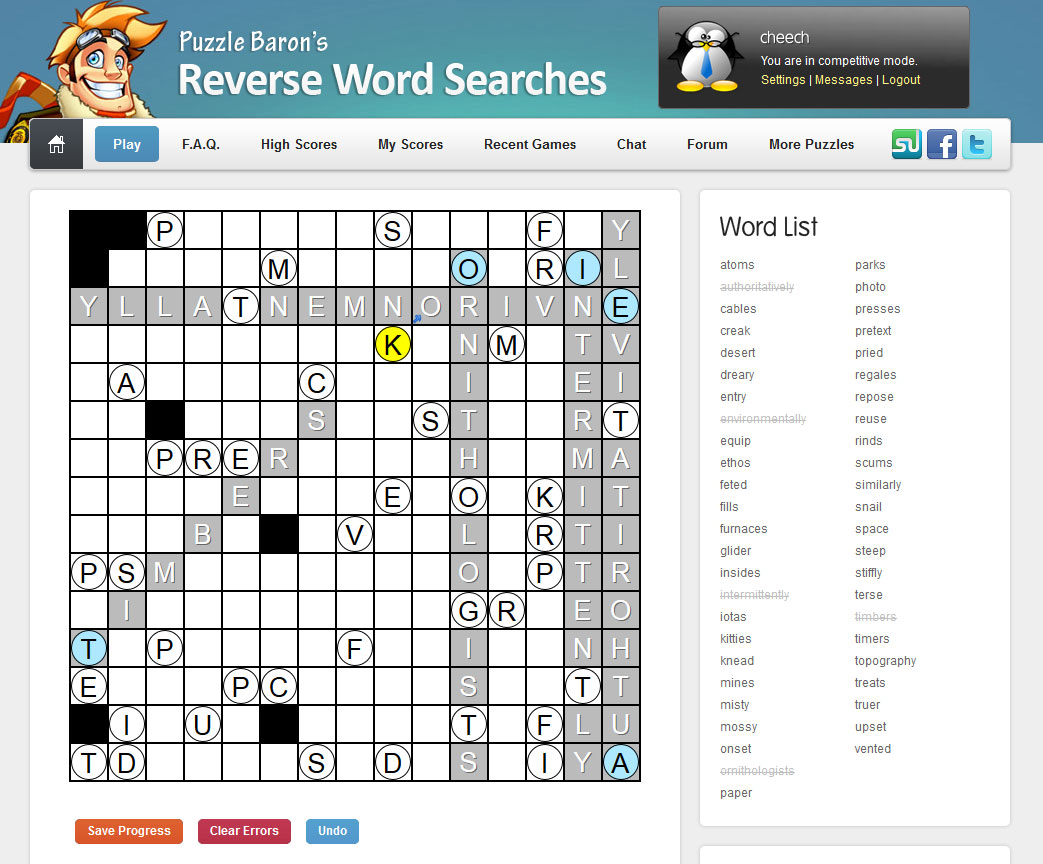 Reverse Word Searches Reverse Word Searches