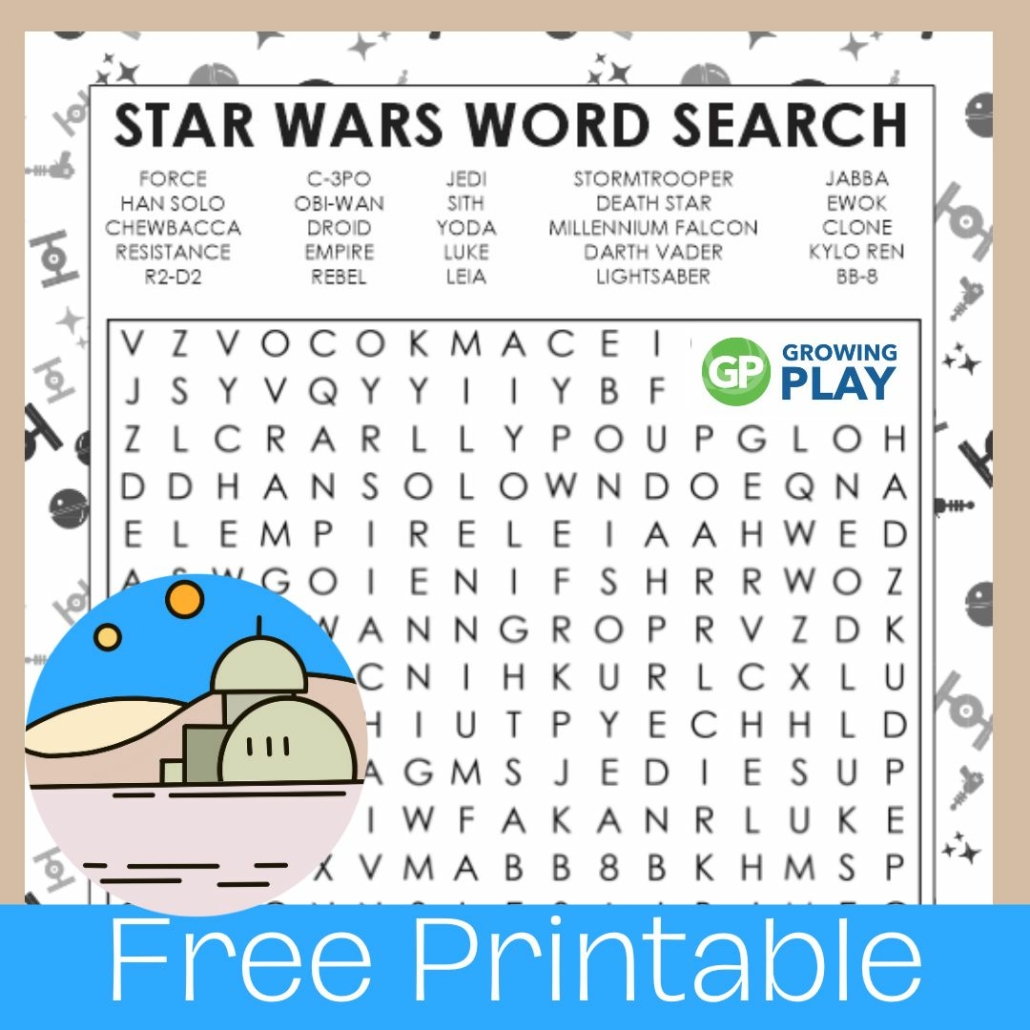 star wars printable word search star wars printable word search