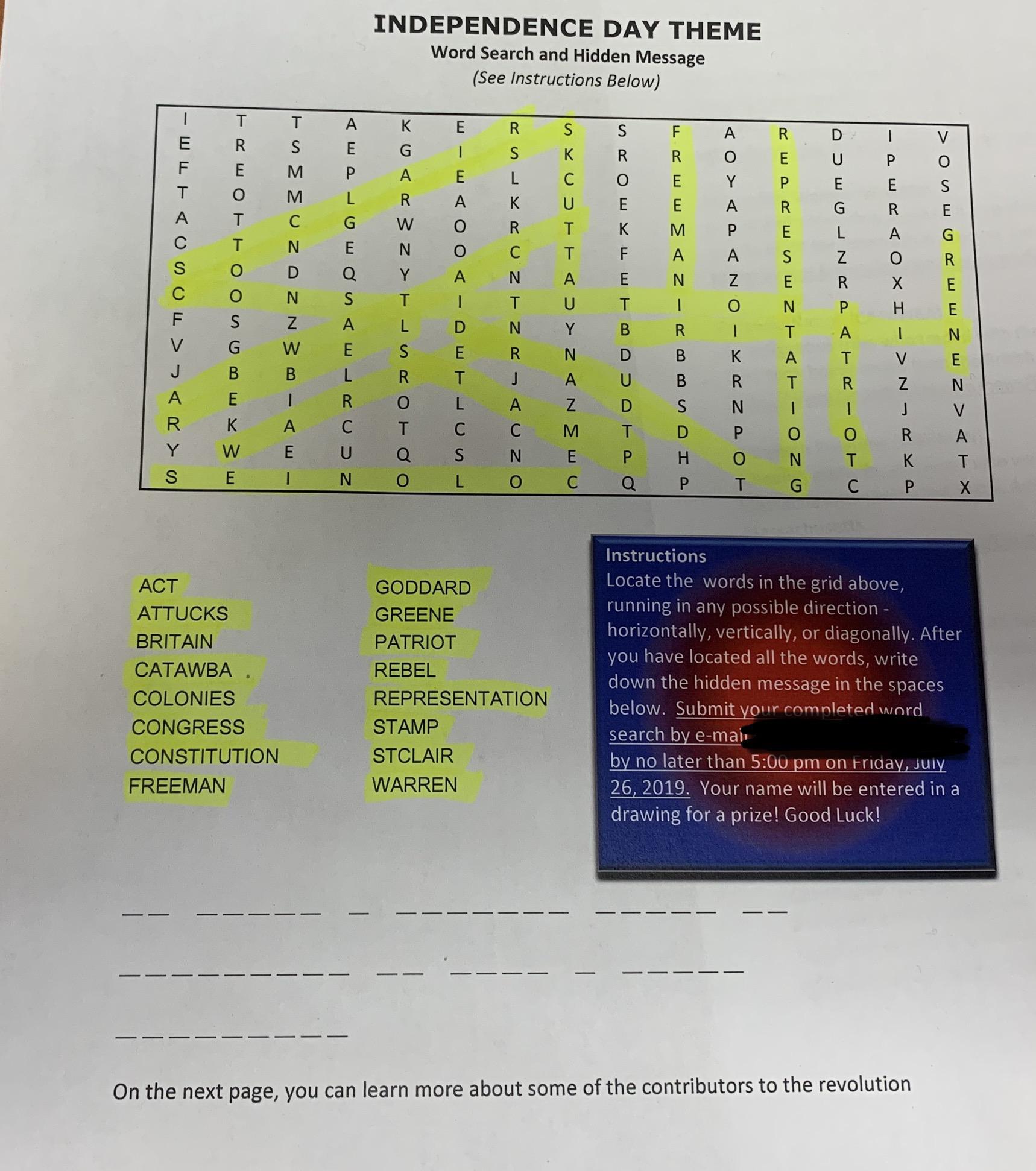 word search puzzles with hidden messages